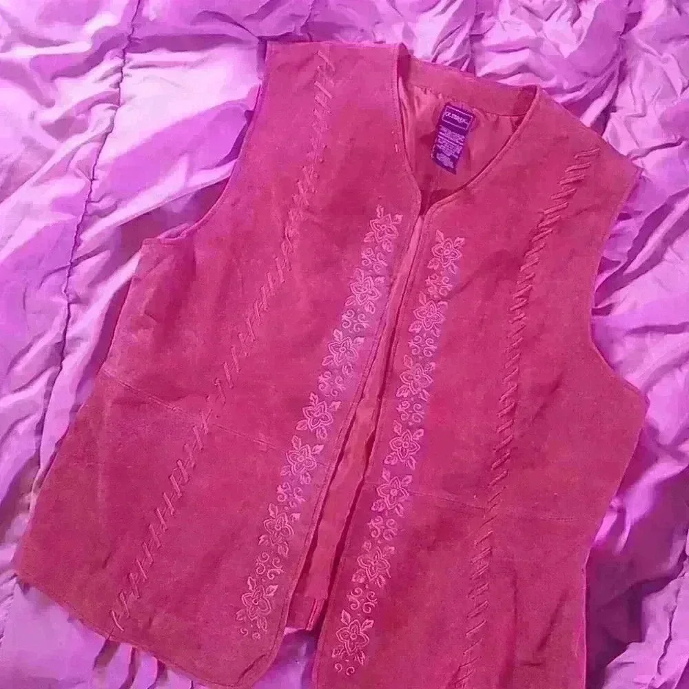 Leather vest women